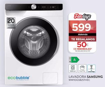 Oferta de Samsung - Lavadora por 599€ en Milar