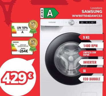 Oferta de Samsung - Lavadora por 429€ en Mi electro