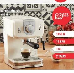 Oferta de Moulinex - Cafetera Xp330aw por 99,99€ en Mi electro