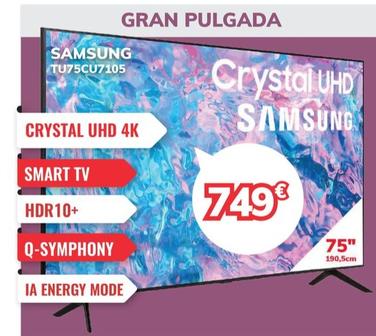 Oferta de Samsung - Tu75cu7105 por 749€ en Mi electro