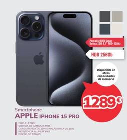 Oferta de Apple - Iphone 15 Pro por 1289€ en Mi electro