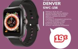 Oferta de Denver - Smartwatch Swc-156 por 19€ en Mi electro
