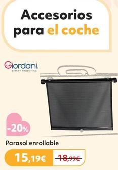 Oferta de Giordani - Parasol Enrollable  por 15,19€ en Prénatal