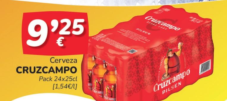 Oferta de Cruzcampo - Cerveza por 9,25€ en Supermercados Codi