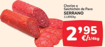 Oferta de Chorizo en Supermercados Codi