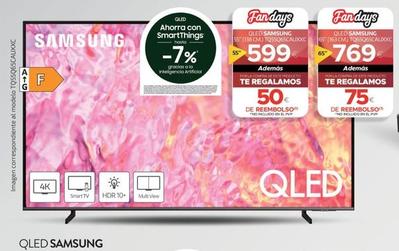 Oferta de Televisor Samsung por 599€ en Tien 21