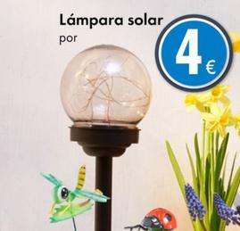 Oferta de Lámpara Solar por 4€ en TEDi