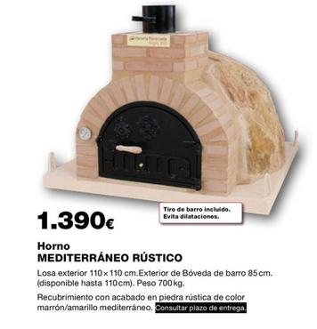 Oferta de Horno Mediterráneo Rústico por 1390€ en Grup Gamma