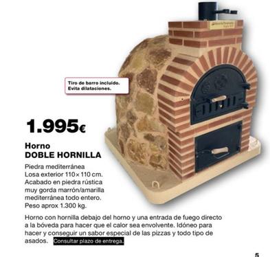 Oferta de Horno Doble Hornilla por 1995€ en Grup Gamma