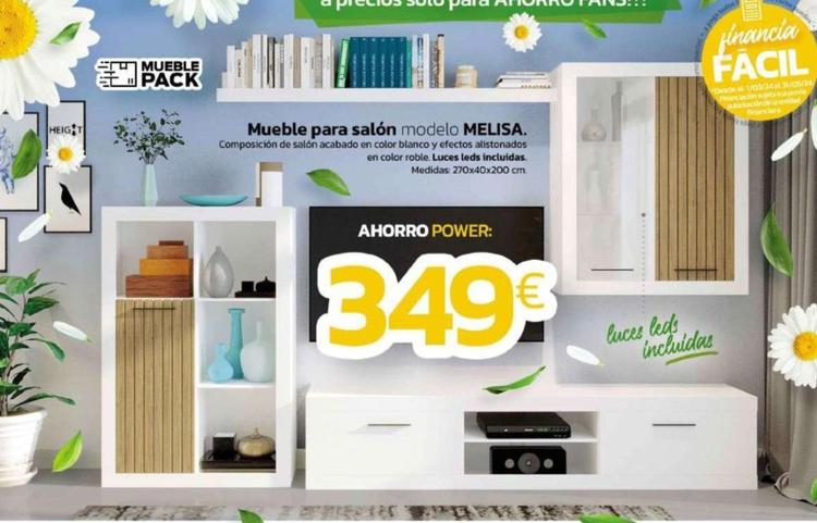 Oferta de Mueble Para Salón por 349€ en Tifón Hipermueble
