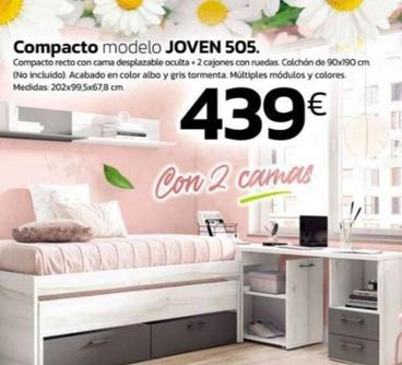 Oferta de Dormitorios por 439€ en Tifón Hipermueble