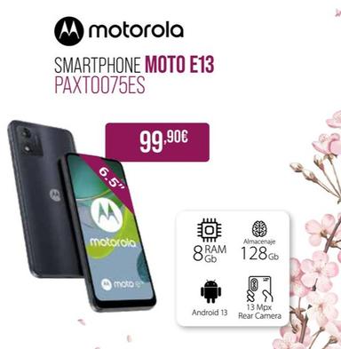 Oferta de Motorola - Smartphone Moto E13 Paxt0075es por 99,9€ en MR Micro