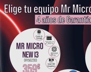 Oferta de PC sobremesa por 359€ en MR Micro