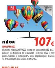 Oferta de Nilox - Nxm27fhd03 por 107€ en Zbitt