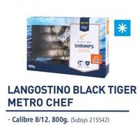 Oferta de Metro Chef - Langostino Black Tiger en Makro