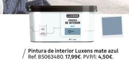 Oferta de Luxens - Pintura De Interior Mate Azul por 17,99€ en Leroy Merlin
