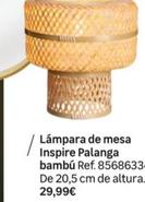 Oferta de Lámpara De Mesa Inspire Palanga Bambú por 29,99€ en Leroy Merlin