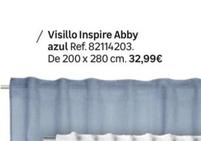Oferta de Visillo Inspire Abby Azul por 32,99€ en Leroy Merlin