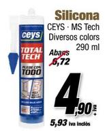 Oferta de Ceys - Silicona por 4,9€ en Ferrolan