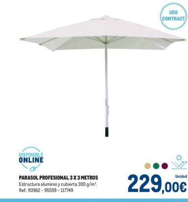 Oferta de Makro - Parasol Profesional por 229€ en Makro