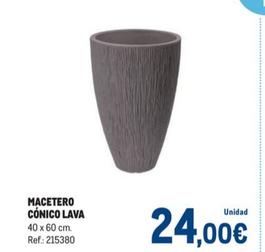 Oferta de Macetero Cónico Lava por 24€ en Makro