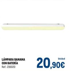 Oferta de Lámpara Banana Con Batería por 20,9€ en Makro