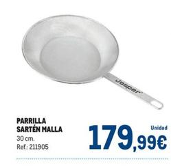 Oferta de Parrilla Sartén Malla por 179,99€ en Makro