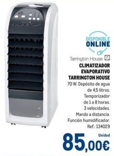 Oferta de Tarrington - Climatizador Evaporativo por 85€ en Makro
