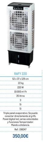 Oferta de Climatizadores Evaporativos Rafy 220 por 350€ en Makro