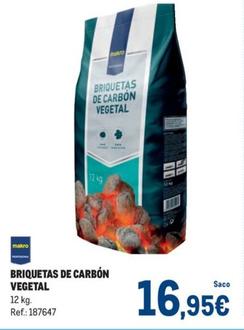 Oferta de Mark - Briquetas De Carbón Vegetal por 16,95€ en Makro
