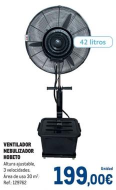 Oferta de Ventilador Nebulizador Hobeto por 199€ en Makro