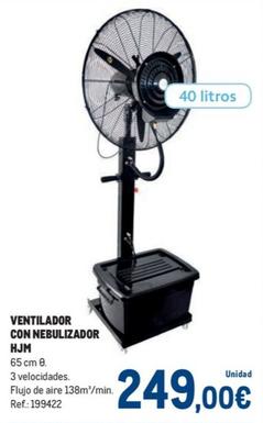Oferta de Hjm - Ventilador Con Nebulizador por 249€ en Makro