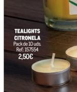 Oferta de Tealights Citronela por 2,5€ en Makro