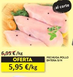 Oferta de Pechuga de pollo por 5,95€ en Economy Cash