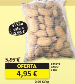 Oferta de Patatas por 4,95€ en Economy Cash