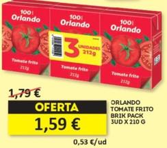 Oferta de Tomate frito por 1,59€ en Economy Cash