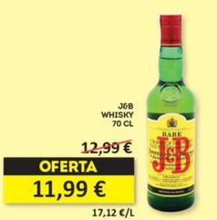 Oferta de Whisky por 11,99€ en Economy Cash
