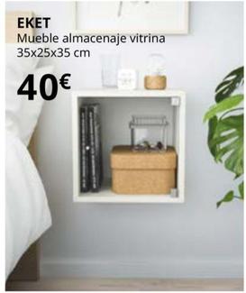 Oferta de Eket - Mueble Almacenaje Vitrina 35x25x35 Cm por 40€ en IKEA