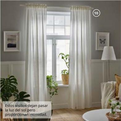 Oferta de Silverlönn - Visillo, Par, Blanco, 145x300 Cm  por 19,99€ en IKEA