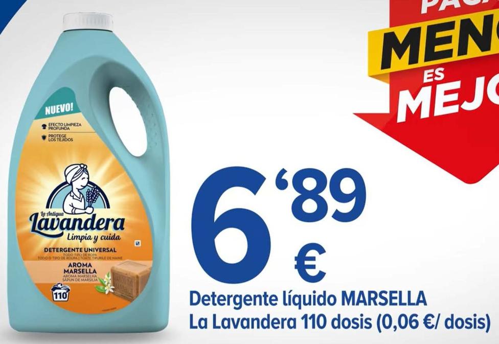 Oferta de Marsella - Detergente Liquido por 6,89€ en Cash Fresh