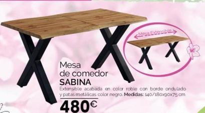 Oferta de Mesa De Comedor Sabina por 480€ en MyMobel