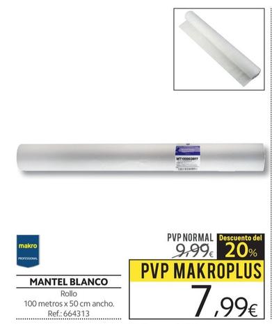 Oferta de Makro - Mantel Blanco por 7,99€ en Makro