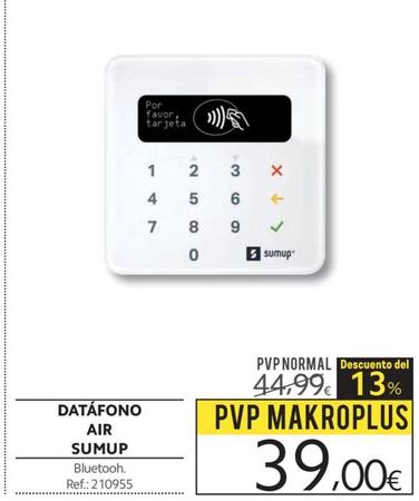 Oferta de Sumup - Datáfono Air  por 39€ en Makro
