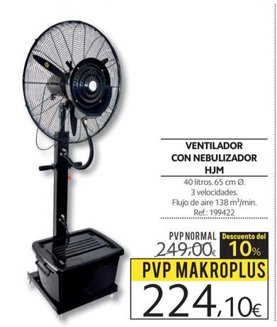 Oferta de Hjm - Ventilador Con Nebulizador por 224,1€ en Makro