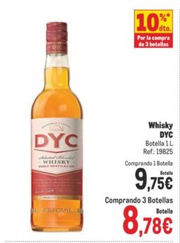 Oferta de Whisky por 9,75€ en Makro