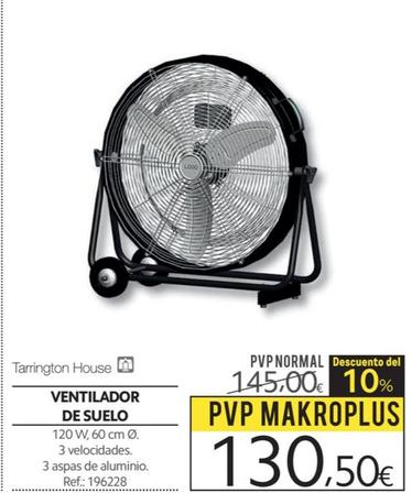 Oferta de Tarrington - Ventilador De Suelo por 130,5€ en Makro