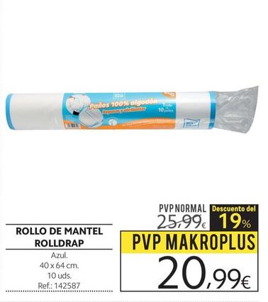 Oferta de Rollo De Mantel Rolldrap por 20,99€ en Makro