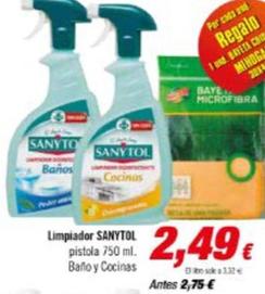Oferta de Sanytol - Limpiador por 2,49€ en Aquabel Perfumerías