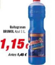 Oferta de Brumol - Quitagrasas por 1,15€ en Aquabel Perfumerías