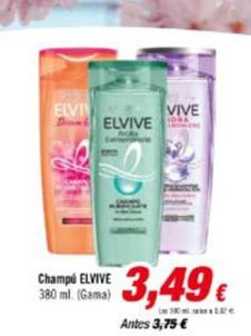 Oferta de L'oréal - Champú por 3,49€ en Aquabel Perfumerías